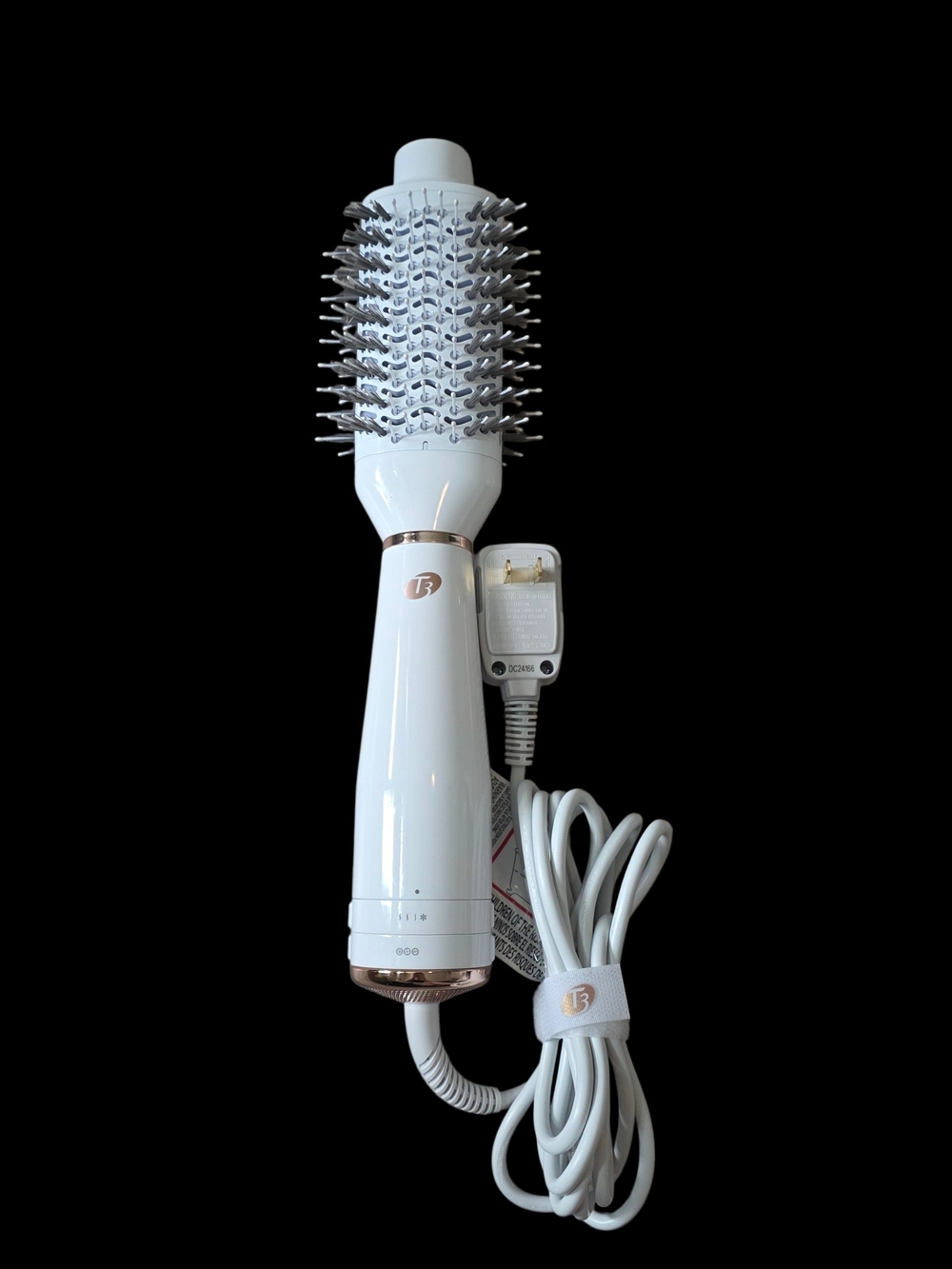 T3 White and Rose Gold One-Step Hot Air Brush
